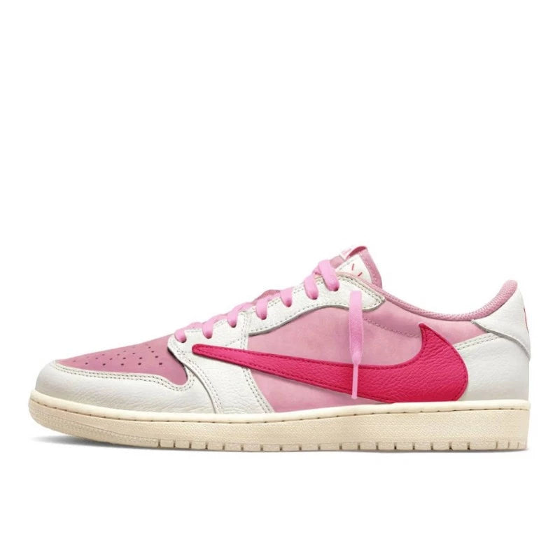 Air Jordan Air Jordan 1 Retro Low OG SP Travis Scott Sail Tropical Pink - IQ7604-101