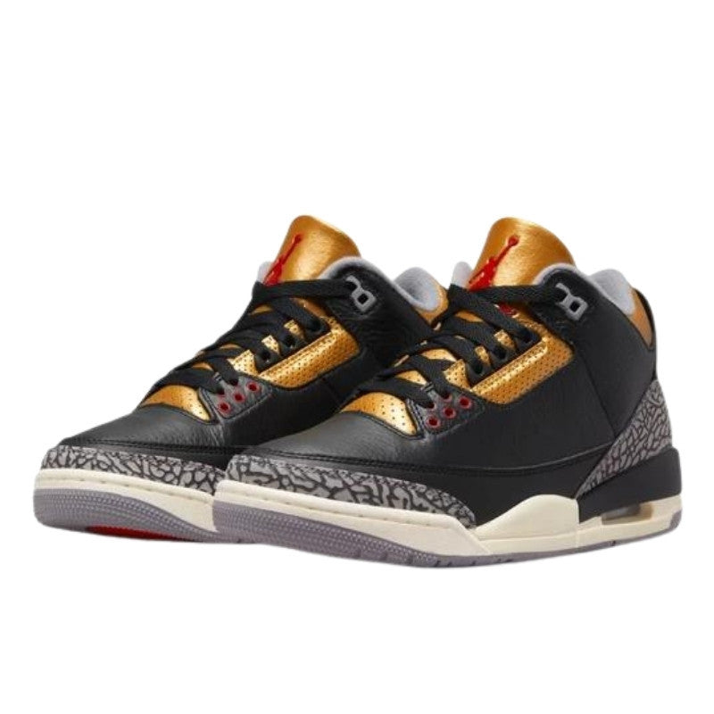 Air Jordan Air Jordan 3 Retro Black Cement Gold - CK9246-067