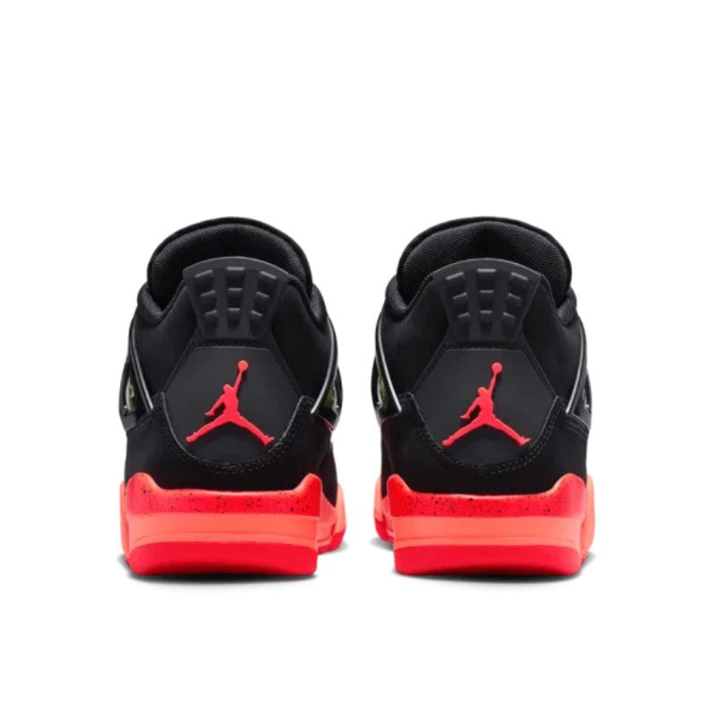 Air Jordan Air Jordan 4 Retro Black Bright Mango Barely Volt Infrared 23 - II1271-001