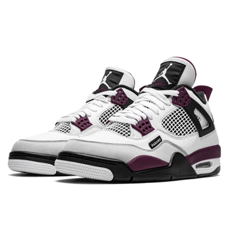 Air Jordan Air Jordan 4 PSG Neutral Grey Bordeaux - CZ5624-100 / CZ6509-100