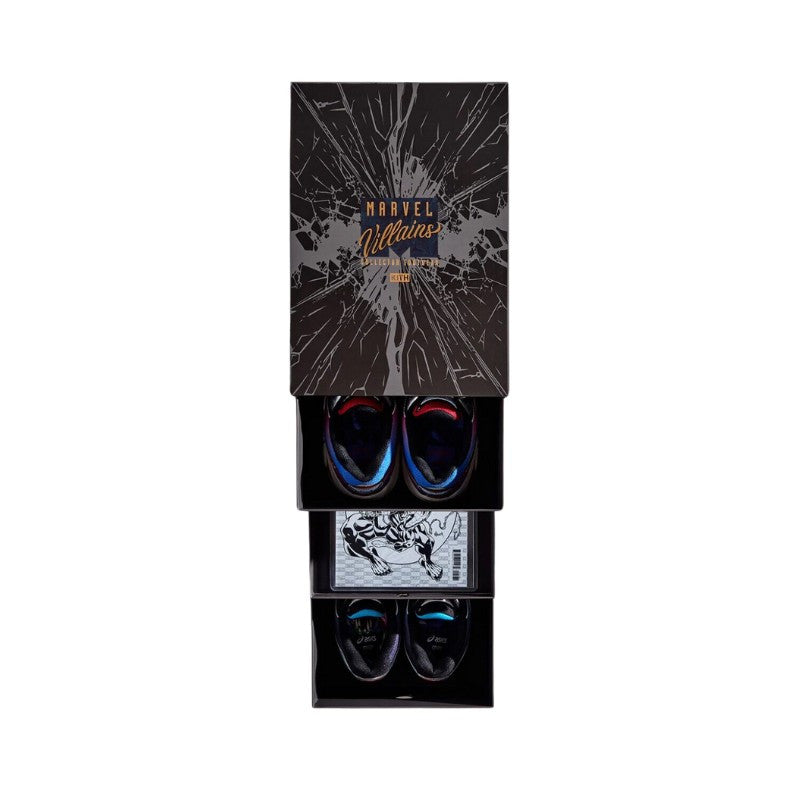 ASICS GT-2160 Kith Marvel Villains Spider-Man/Venom Pack Opened Box (Comic Not Included) - 1203A660-DBSPVN / ASIC-AGKMVS-BPPURPLE-BLUE
