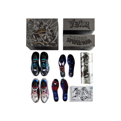 ASICS GT-2160 Kith Marvel Villains Spider-Man/Venom Pack Opened Box (Comic Not Included) - 1203A660-DBSPVN / ASIC-AGKMVS-BPPURPLE-BLUE