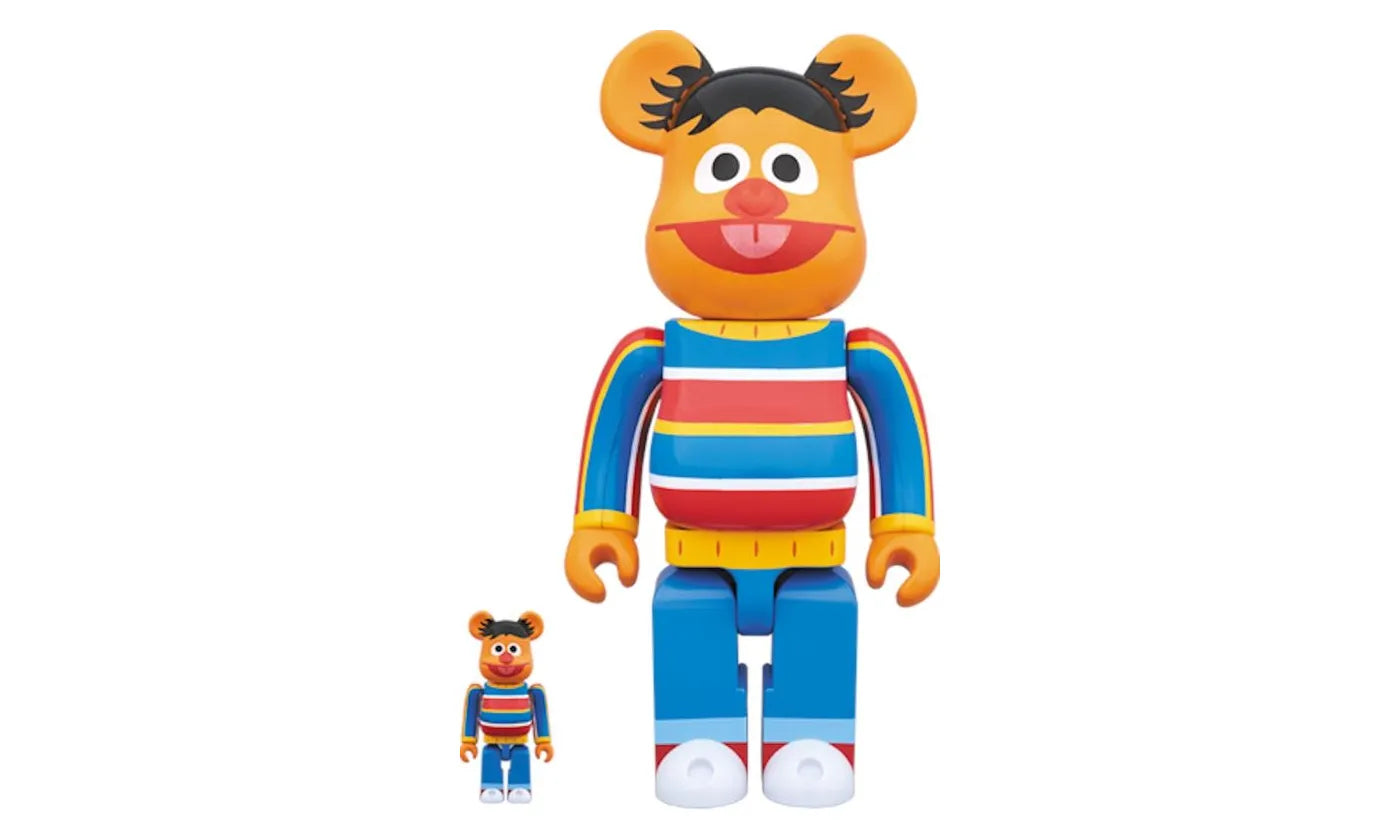 Bearbrick Ernie 100% & 400% Set Orange - BEAR-BEARBRIC-MULTI