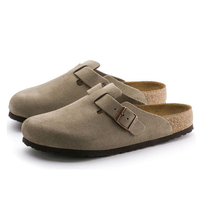 Birkenstock Boston Soft Footbed Suede Taupe - 0560771