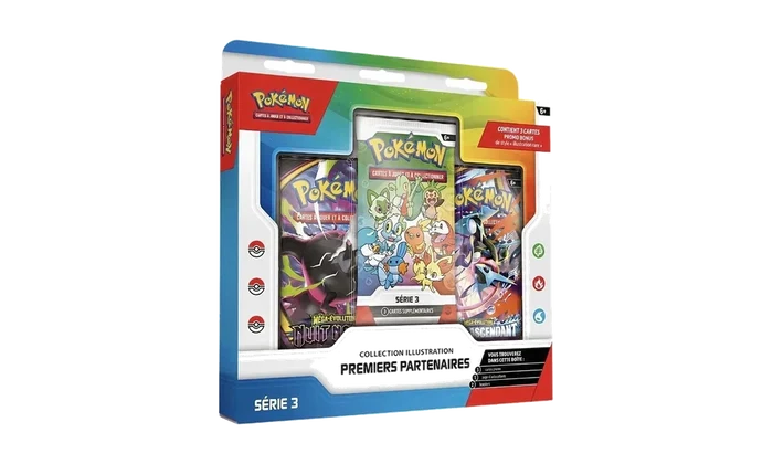 Coffret Pokémon Illustration Premiers Partenaires Série 3 - Produit Français