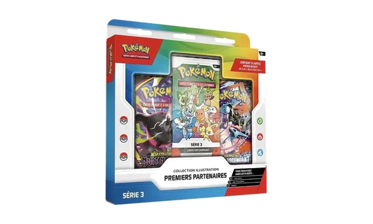 Coffret Pokémon Illustration Premiers Partenaires Série 3 - Produit Français