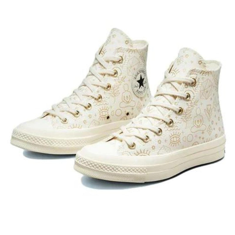Converse Chuck Taylor All Star 70 Hi Elements Print Egret Gold - A02207C