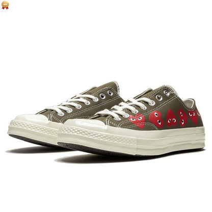 Converse Chuck Taylor All-Star 70s Ox Comme des Garçons PLAY Multi Heart Green - 162976C