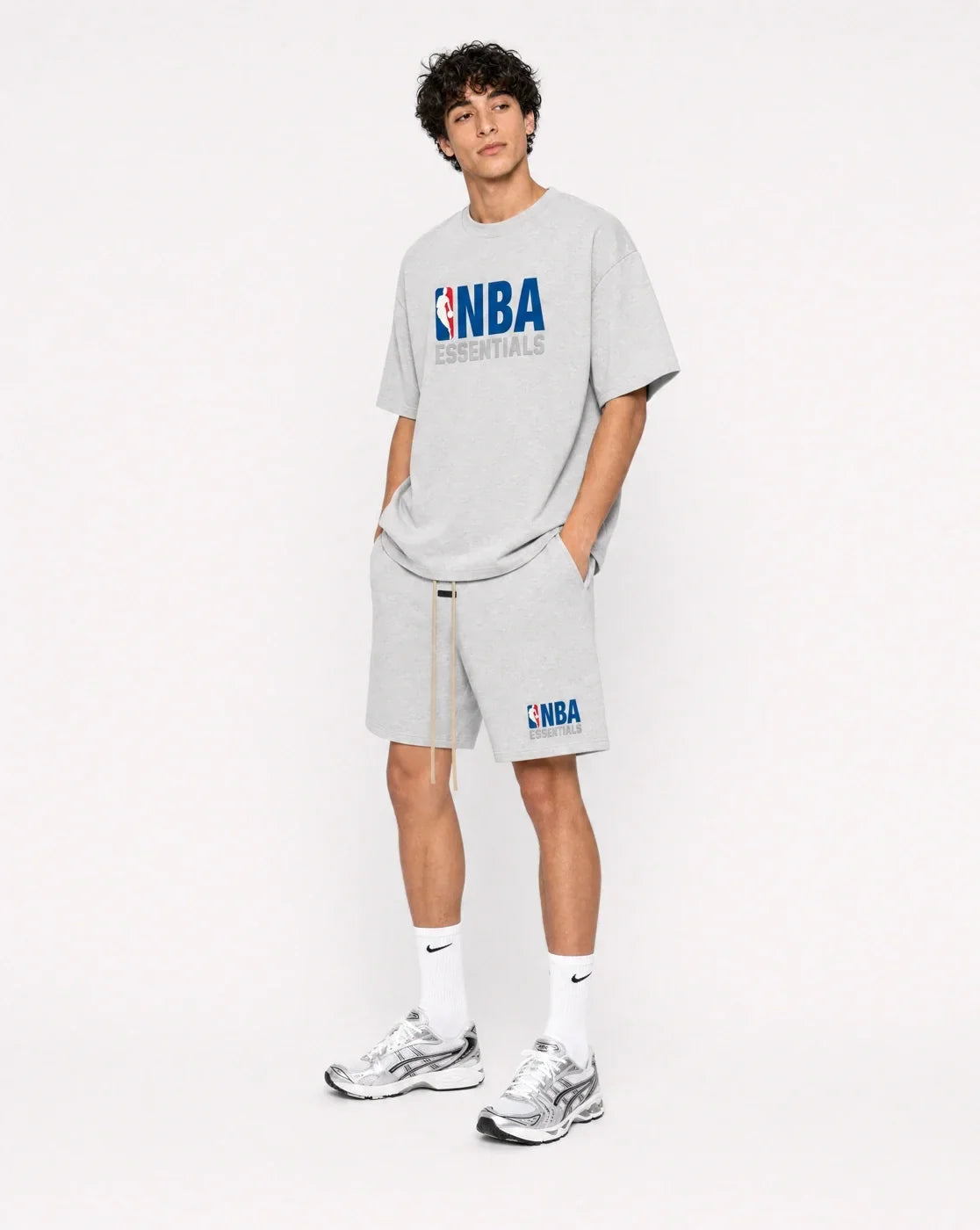 Essentials (FW24) NBA T-Shirt Light Heather