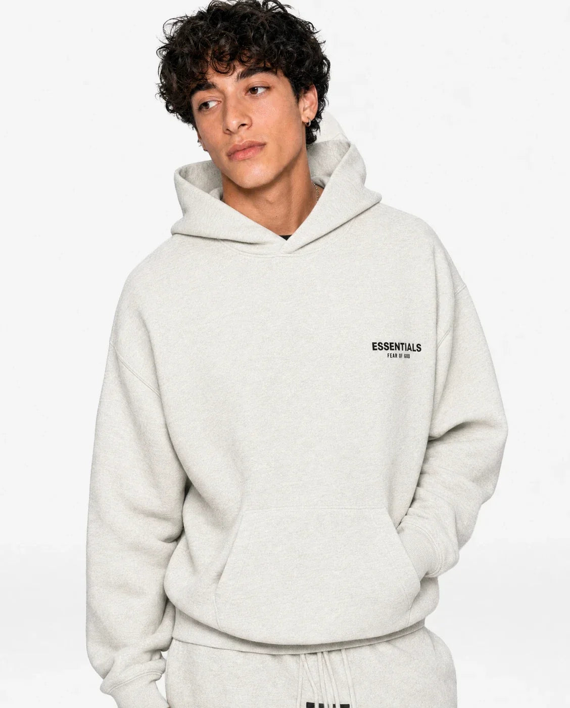 Fear of God Essentials (SS22) Hoodie Light Oatmeal
