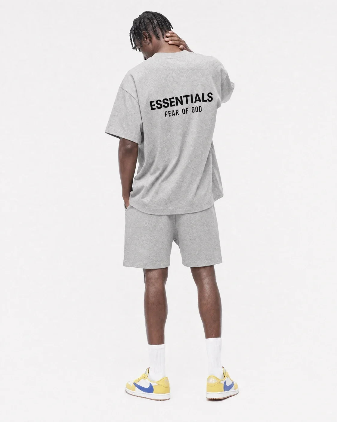 Fear of God Essentials Sweatshort Dark Oatmeal