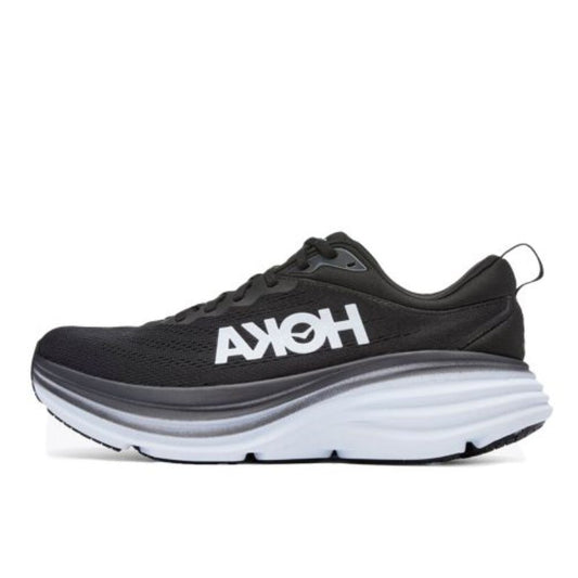 Hoka One One Bondi 8 Black White - 1123202-BWHT / 1127952-BWHT