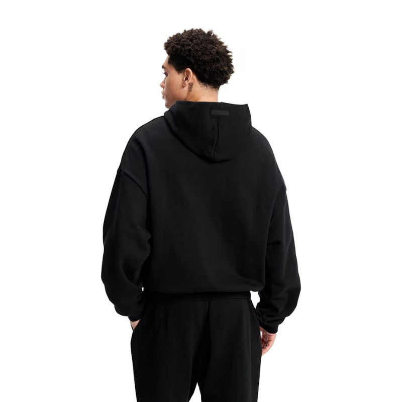 Fear of God Fear of God Essentials Arch Logo Hoodie Jet Black - 192SP232050F