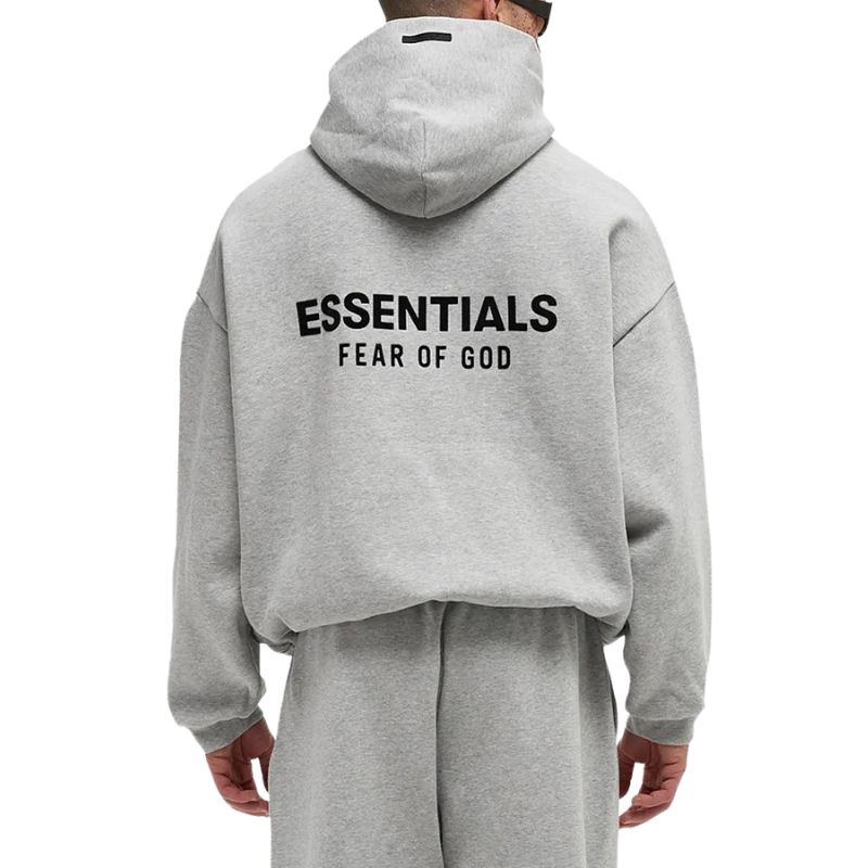 Fear Of God Fear of God Essentials Fleece Hoodie Light Heather Gray - 192HO246258F