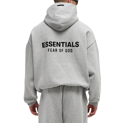 Fear Of God Fear of God Essentials Fleece Hoodie Light Heather Gray - 192HO246258F