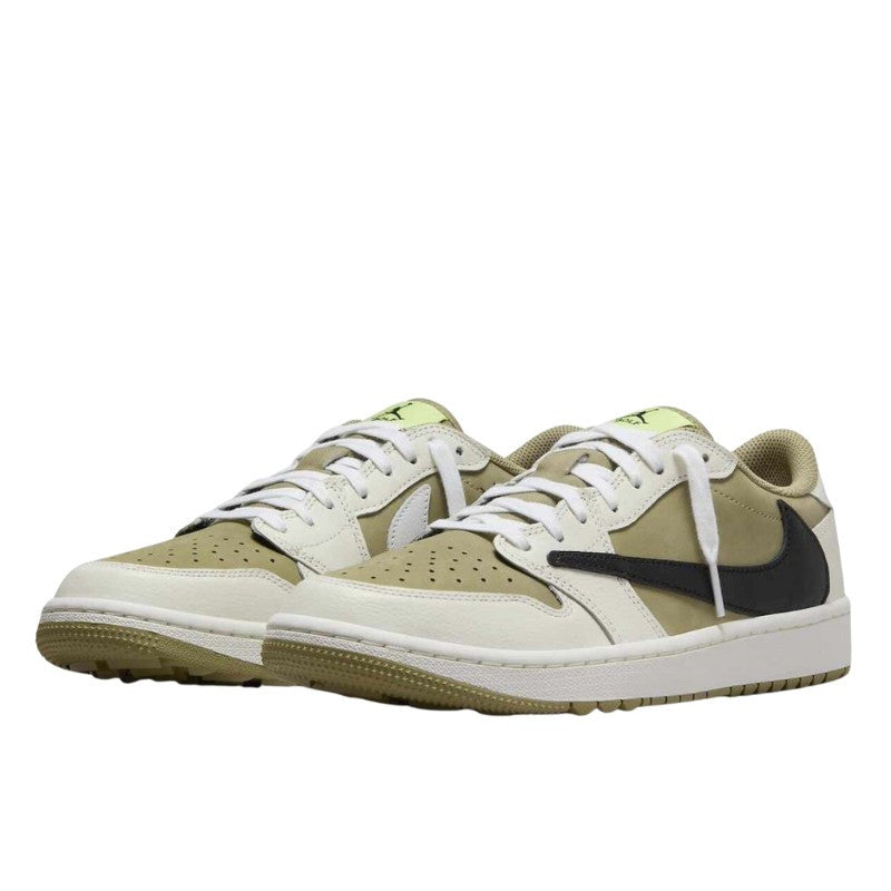 Air Jordan Air Jordan 1 Retro Low Golf Travis Scott Neutral Olive - FZ3124-200