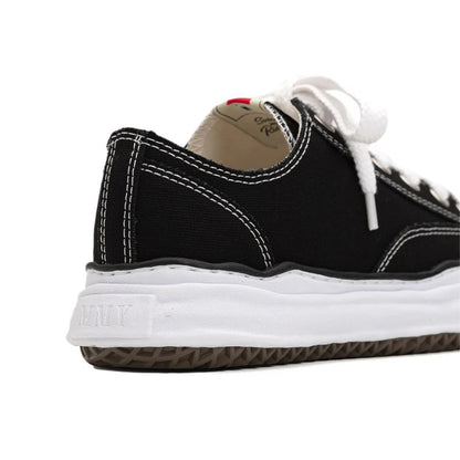 Maison Mihara Yasuhiro Peterson OG Sole Canvas Low Black - A01FW702-BLK