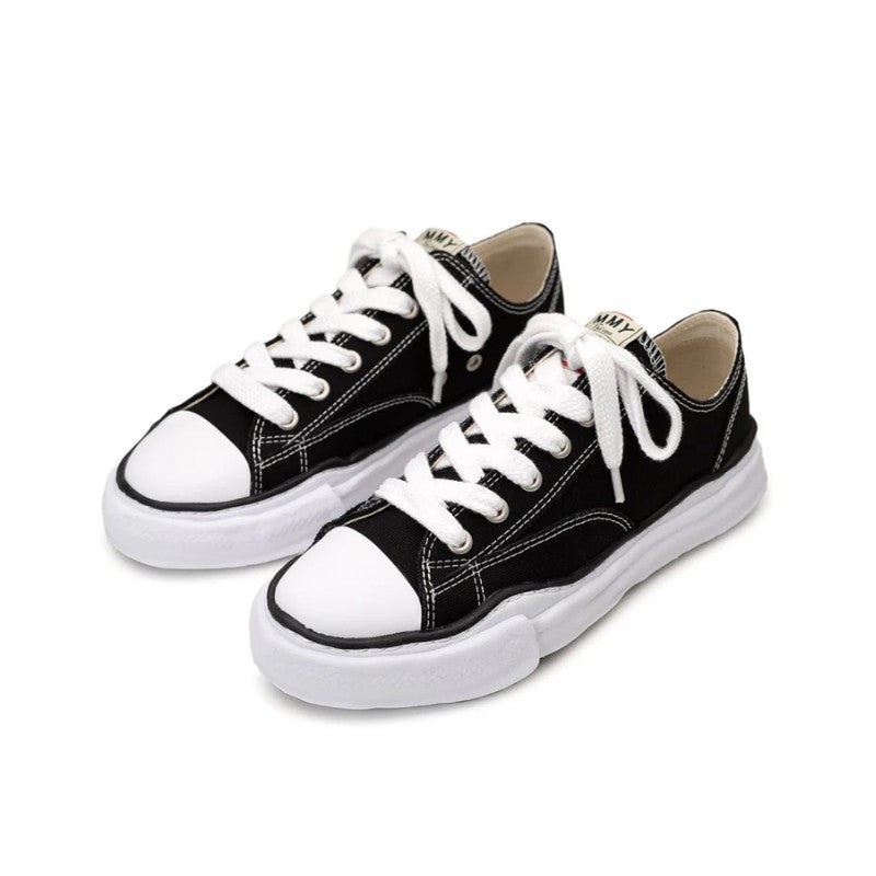 Maison Mihara Yasuhiro Peterson OG Sole Canvas Low Black - A01FW702-BLK