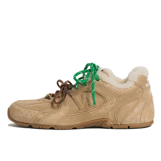New Balance 530 SL Miu Miu Ecru Shearling - 5E165E-X0O-F0379-F-DD05