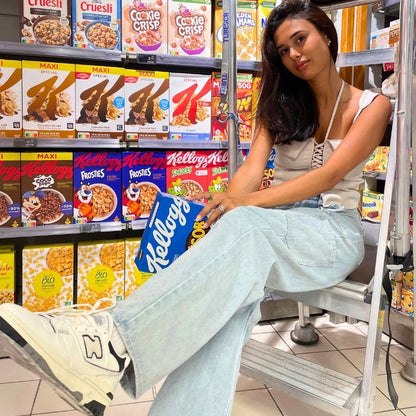 New Balance 550 Cream Black - BB550LWT