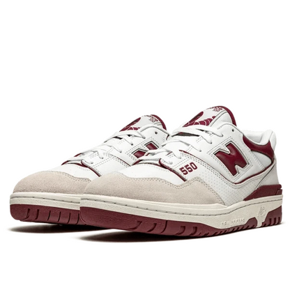 New Balance 550 Sea Salt Burgundy - BB550LI1