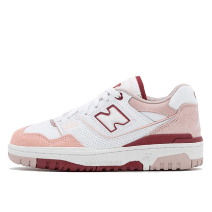 New Balance 550 White Scarlet Pink - BBW550ZV