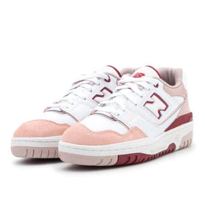 New Balance 550 White Scarlet Pink - BBW550ZV