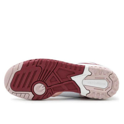 New Balance 550 White Scarlet Pink - BBW550ZV