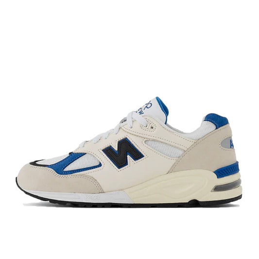 New Balance 990 v2 Made In USA White Blue - M990WB2