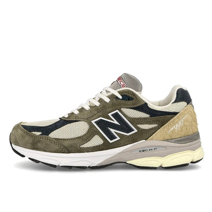 New Balance 990 v3 Made In USA Green Cream - M990TO3