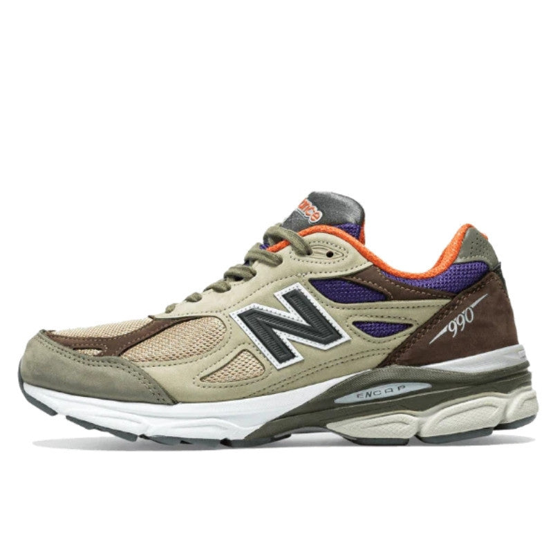 New Balance 990 V3 Made In Usa Tan Blue - M990BT3