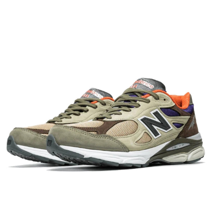 New Balance 990 V3 Made In Usa Tan Blue - M990BT3