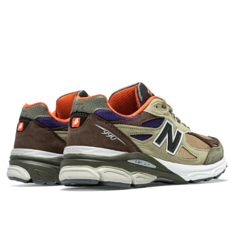 New Balance 990 V3 Made In Usa Tan Blue - M990BT3