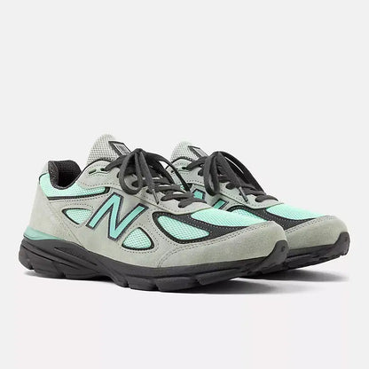 New Balance 990v4 MiUSA Silver Moss Bright Mint