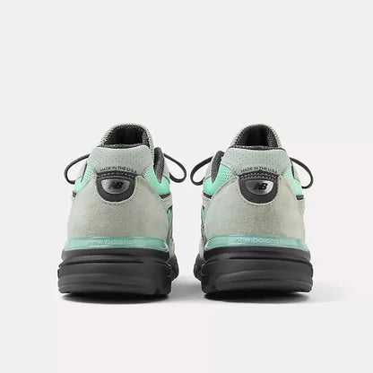 New Balance 990v4 MiUSA Silver Moss Bright Mint