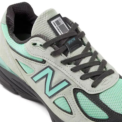 New Balance 990v4 MiUSA Silver Moss Bright Mint