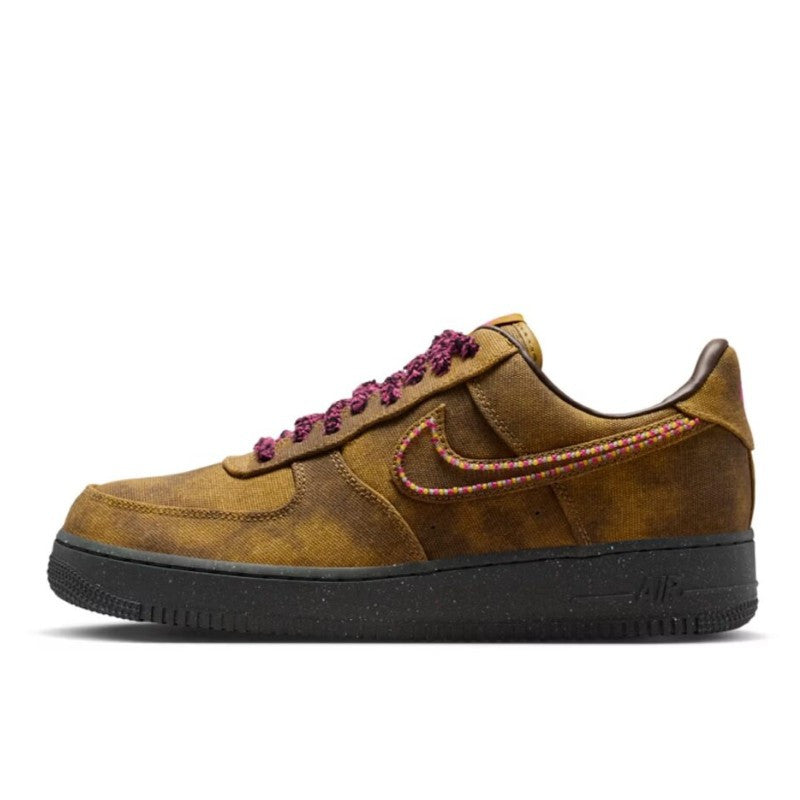 Nike Air Force 1 Low '07 QS Boucle Desert Moss Fierce Pink - IO4474-300