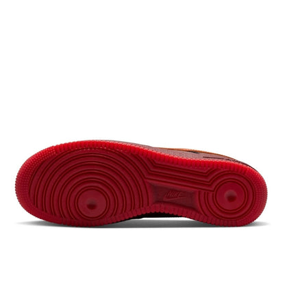 Nike Air Force 1 Low Patent Leather Dark Team Red Safety Orange - IO4489-601