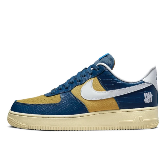 Nike Air Force 1 Low SP Undefeated 5 On It Blue Yellow Croc - DM8462-400
