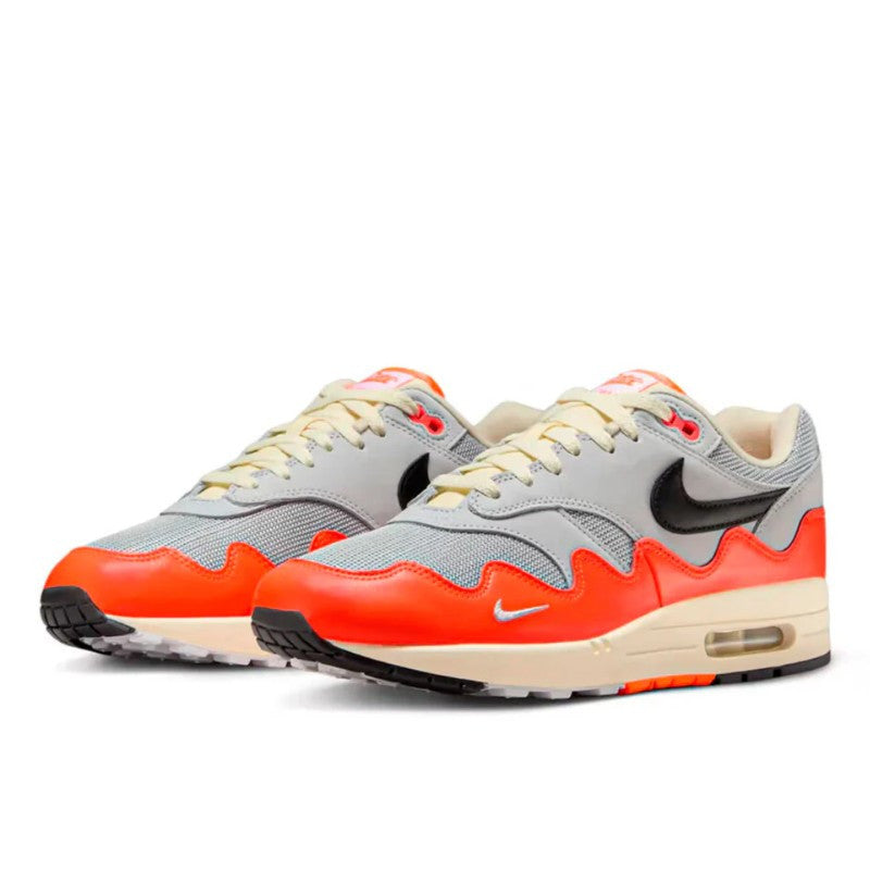 Nike Air Max 1 Patta Waves White Hyper Crimson (With Bracelet) - II7055-100