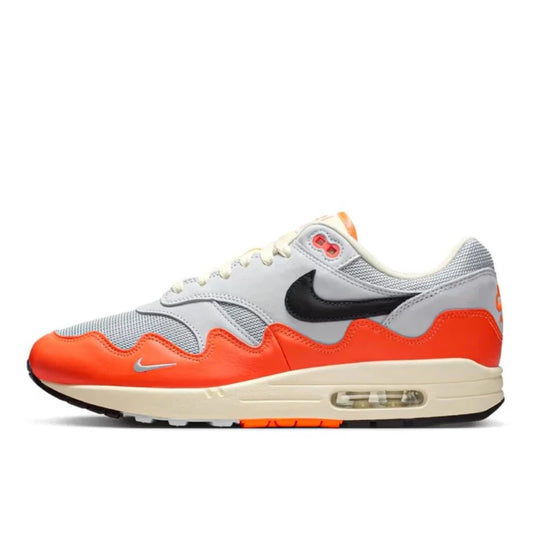 Nike Air Max 1 Patta Waves White Hyper Crimson (With Bracelet) - II7055-100