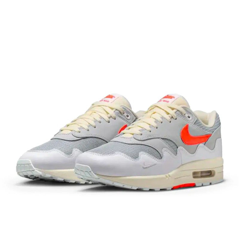 Nike Air Max 1 Patta Waves White Hyper Crimson (With Bracelet) - II7055-100