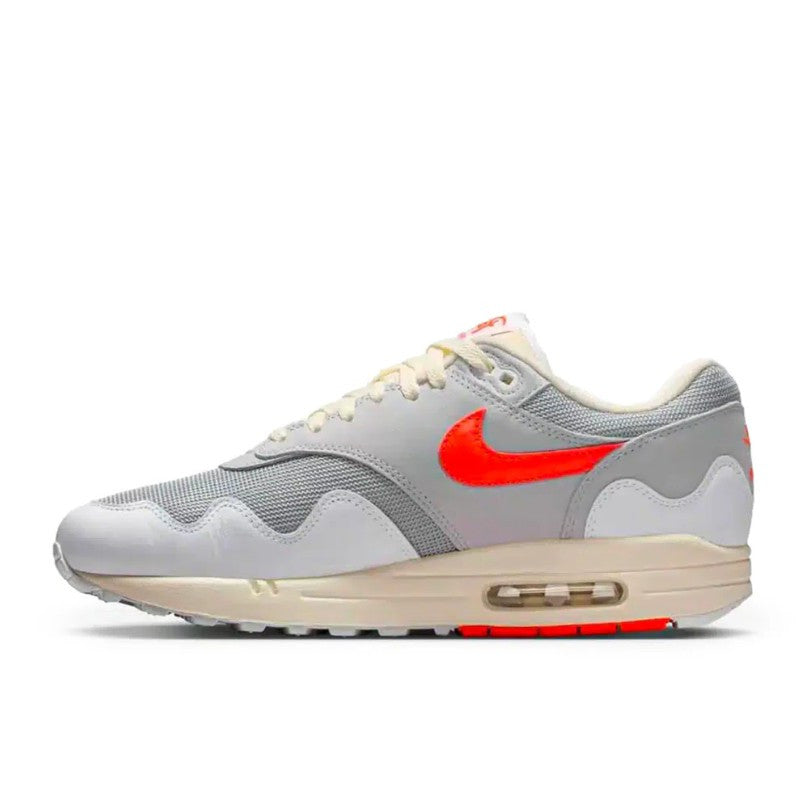 Nike Air Max 1 Patta Waves White Hyper Crimson (With Bracelet) - II7055-100