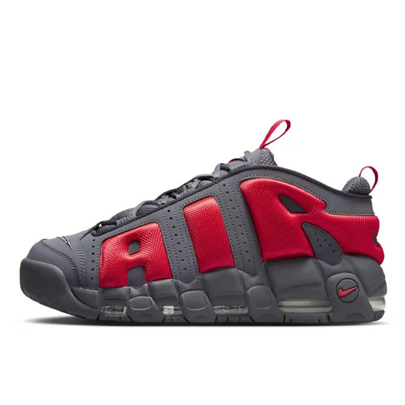 Nike Air More Uptempo Low Dark Grey Light Crimson - FZ3055-002
