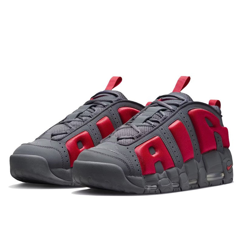 Nike Air More Uptempo Low Dark Grey Light Crimson - FZ3055-002