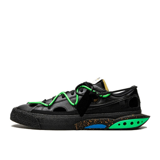 Nike Blazer Low Off-White Black Green - DH7863-001
