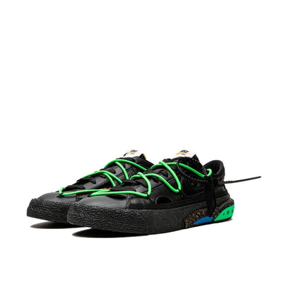 Nike Blazer Low Off-White Black Green - DH7863-001