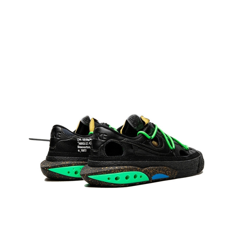 Nike Blazer Low Off-White Black Green - DH7863-001