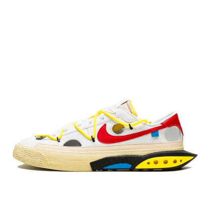 Nike Blazer Low Off-White White University Red - DH7863-100