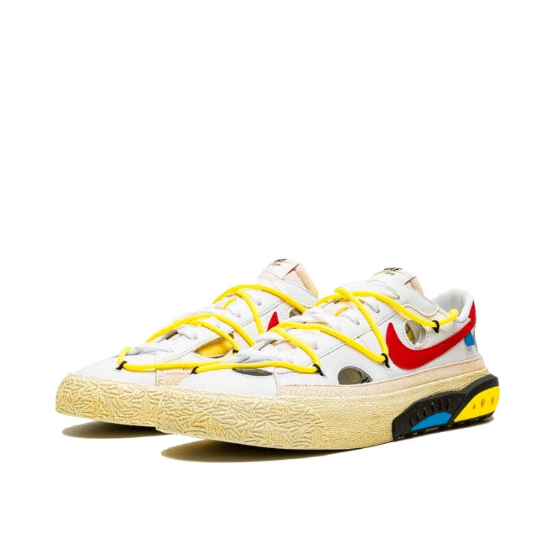 Nike Blazer Low Off-White White University Red - DH7863-100